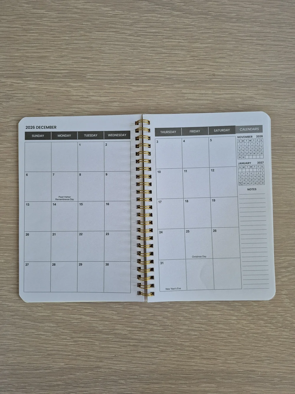Monthly Planner 2026-2027